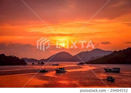 Tropical Sunset in Labuhan Bajo 29404552