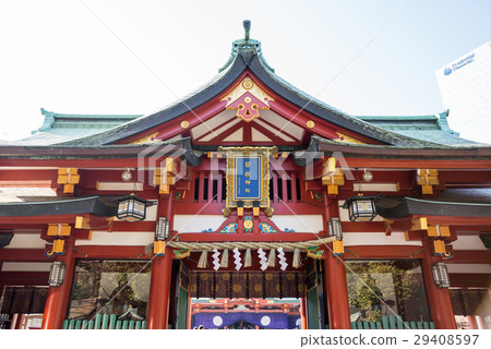 Hie Shrine神道門(正面)東京,千代田區自2017年1月起 Hie Shrine神道門(正面)東京,千代田區自2017年1月起 29408597