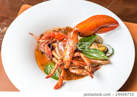 Pastis Grilled Halved Lobster Tails 29409710