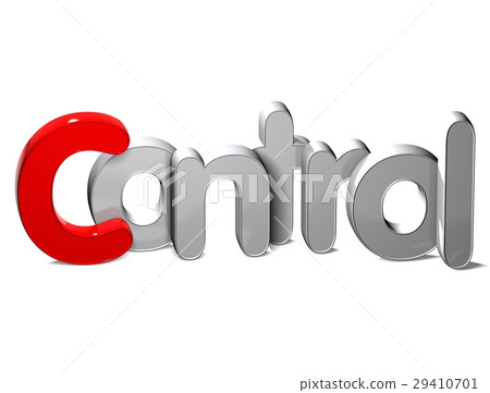 3D Word Control over white background. 3D Word Control over white background. 29410701