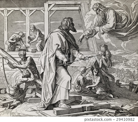 God giving instructions how tho build the ark to 29410982