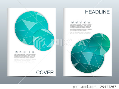 Set of business templates for brochure, flyer Set of business templates for brochure, flyer 29411267