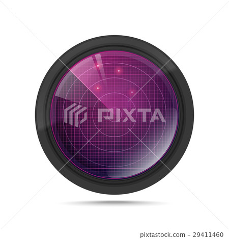 3D radar with targets in process. 29411460