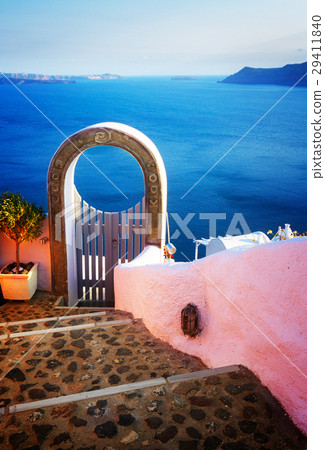 beautiful details of Santorini island, Greece beautiful details of Santorini island, Greece 29411840