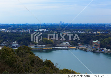 View of Hamamatsu city from Mt. Okusaki 29412502