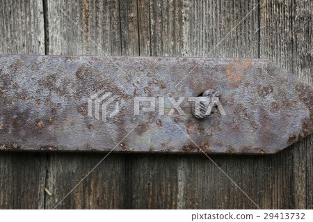 Old wooden door with rusty screw 20437 Old wooden door with rusty screw 20437 29413732
