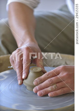 手拉胚,瓷器,陶瓷,手,動作 29415335