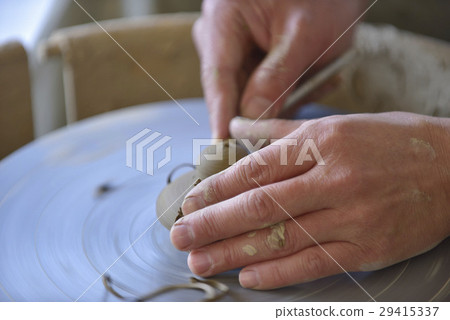 手拉胚,瓷器,陶瓷,手,動作 29415337