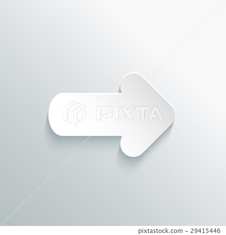 White Paper Cut Arrow White Paper Cut Arrow 29415446