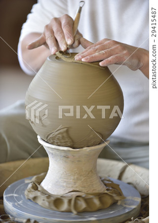 手拉胚,瓷器,陶瓷,手,動作 29415487