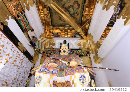 日光東照宮Yomei門偶像和天體圖片的雕像 日光東照宮Yomei門偶像和天體圖片的雕像 29416212