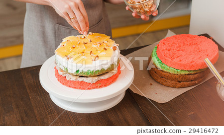 Cookery masterclass cooking biscuit cake at home 29416472