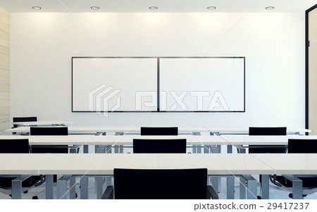 Modern interior of business conference room  29417237