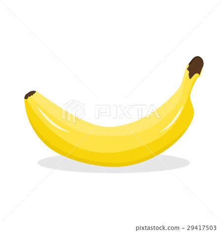 Fresh banana on white background Fresh banana on white background 29417503
