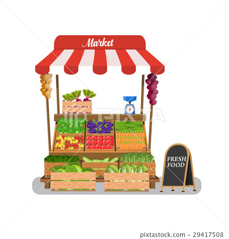 Local vegetable stall. 29417508
