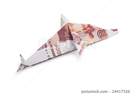 origami Dolphin from banknotes 29417588
