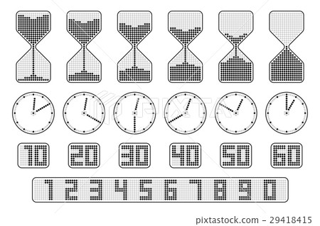Time indicator set. 29418415