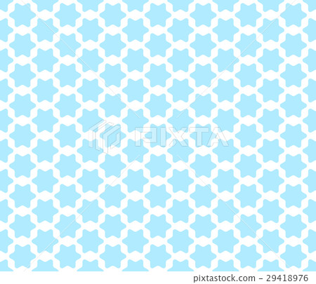 Seamless pattern with cute blue stars 29418976
