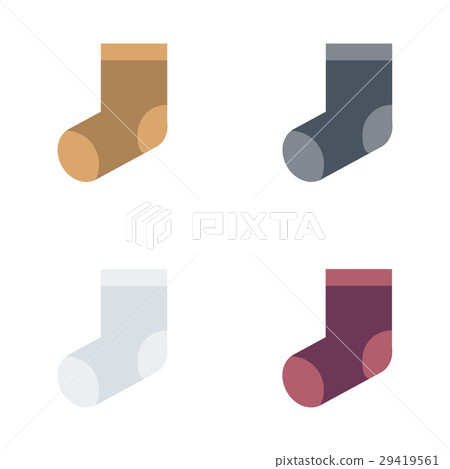 Christmas socks flat style Christmas socks flat style 29419561