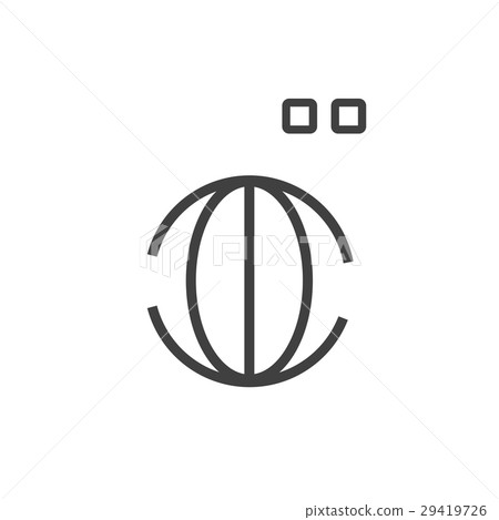Line Style Circle 3D print icon Line Style Circle 3D print icon 29419726