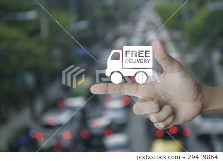 Free delivery concept 29419864