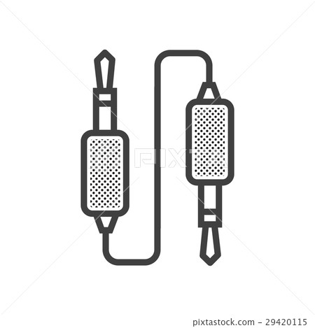 Twin Audio Adapter icon Dotted Style 29420115