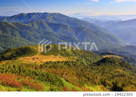 Takei Kumazawa and Aizu Komagatake from the climb of Oze and Mt. 29422303
