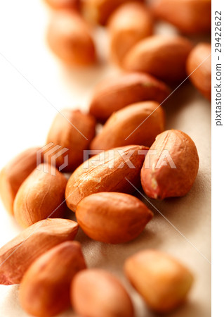 Pile of fresh dried peanuts 29422622