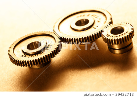 Three steel cogwheels 29422718