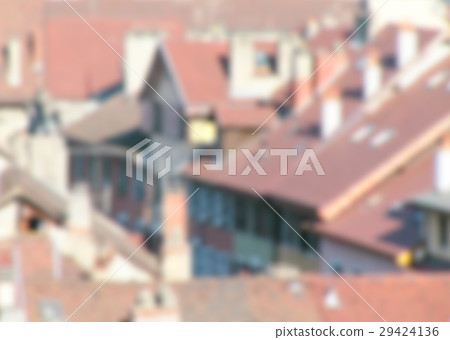 Red tiled roofs blurred defocused background Red tiled roofs blurred defocused background 29424136