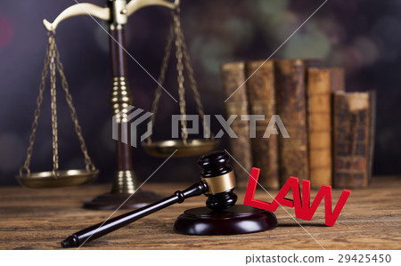 Court gavel,Law theme, mallet of judge 29425450