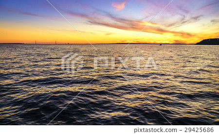 Sunset over Straits of Mackinac Sunset over Straits of Mackinac 29425686