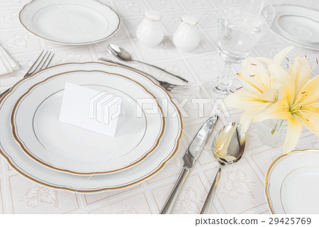 Beautifully laid table Beautifully laid table 29425769