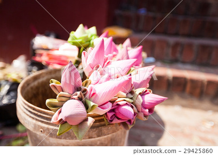 Offerings to gods in temple Offerings to gods in temple 29425860