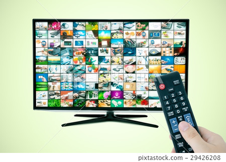 Widescreen HDTV screen with video gallery.  29426208