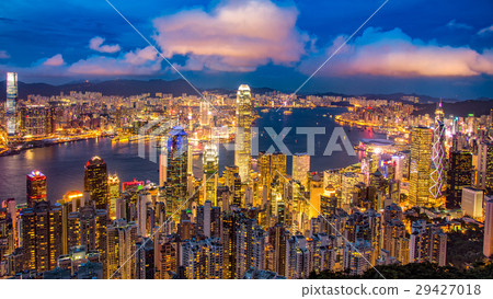 Landscape from Hong Kong Victoria Peak 29427018