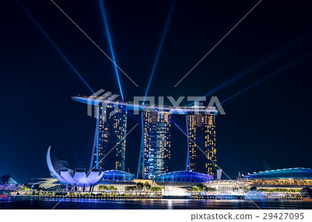 Laser show of Singapore · Marina Bay Sands Hotel Laser show of Singapore · Marina Bay Sands Hotel 29427095