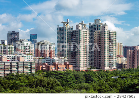 中國深圳的街道 29427602