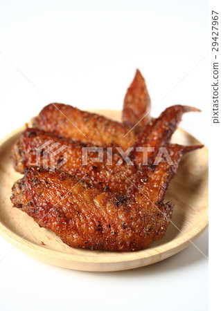 Deep fried chicken wings 29427967
