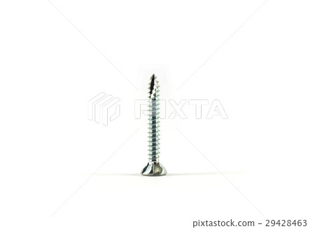 Close up screw isolated on white background Close up screw isolated on white background 29428463