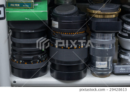 Used camera in a shop at Akihabara area in Tokyo 29428613