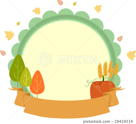 Seasonal Board Ribbon Autumn 29429319