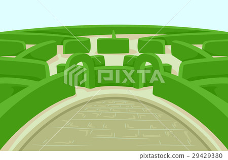 Outdoor Garden Hedge Maze Outdoor Garden Hedge Maze 29429380