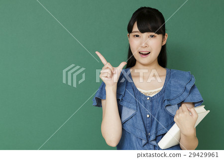 Blackboard school study examination education preparatory school lesson women study entrance examination high school studying school school 29429961