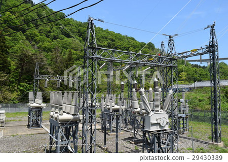 Substation in mountainous area Substation in mountainous area 29430389
