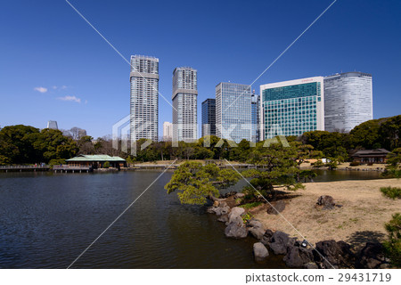 從Hamarikyūsen花園看到的高層建築群 從Hamarikyūsen花園看到的高層建築群 29431719