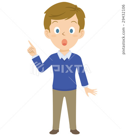 Foreign male whole-body illustration 29432106