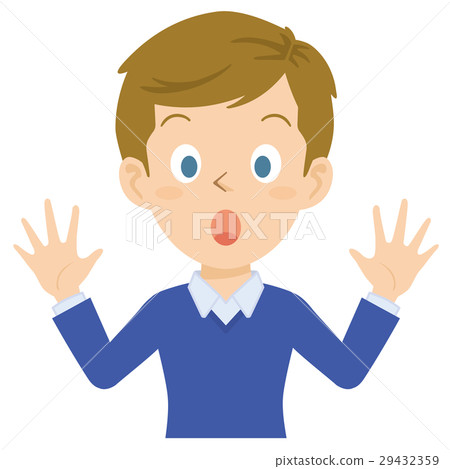 Foreign male upper body illustration 29432359