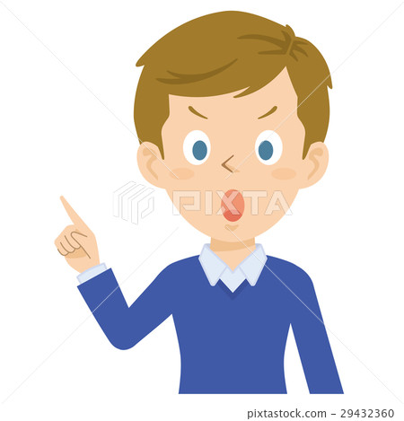 Foreign male upper body illustration 29432360