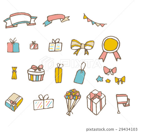 Set of icons [Line drawing / series] 29434103